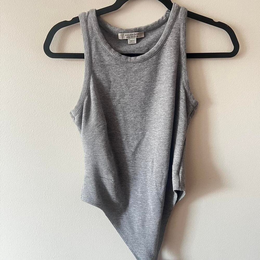 Allsaints gray  tanktop bodysuit